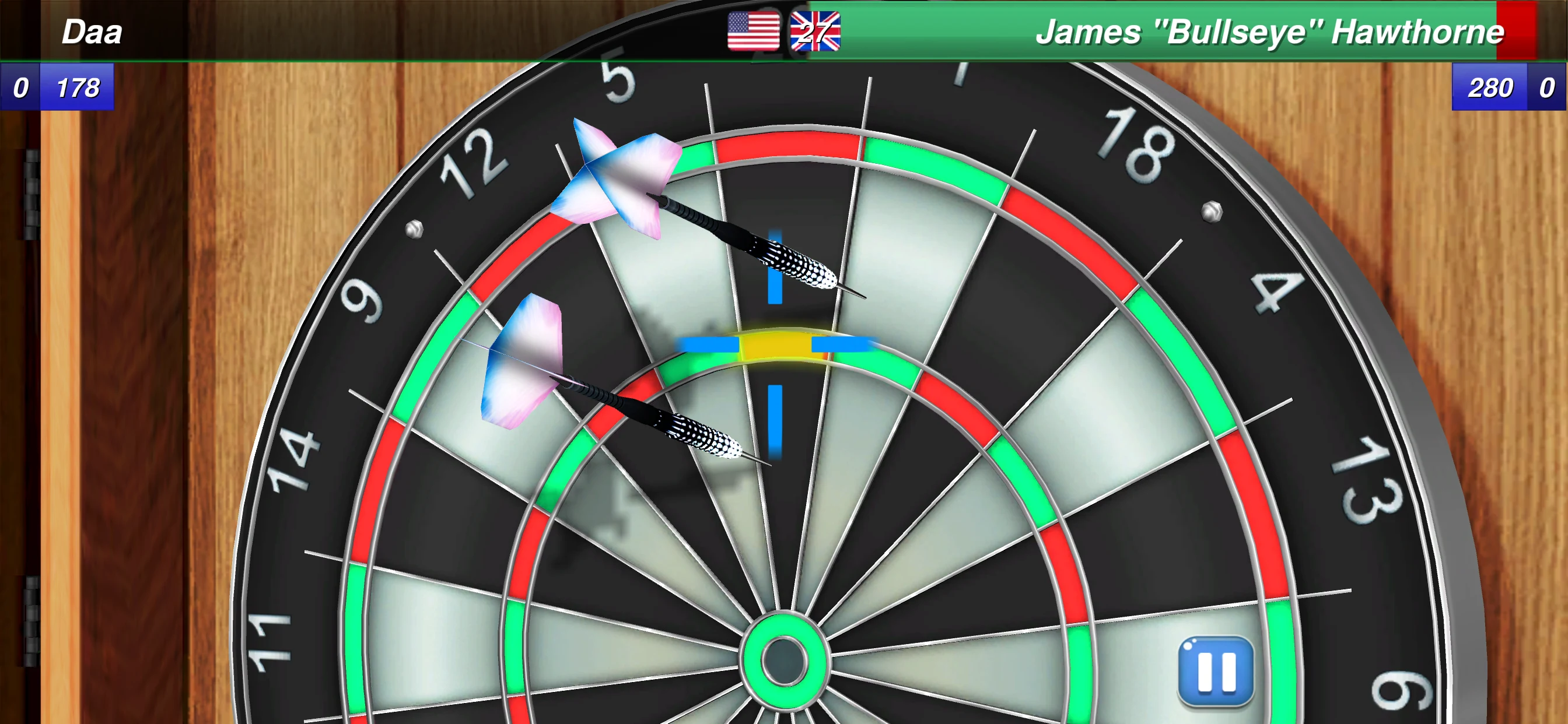 Darts 501 & more 3d pro club screenshot